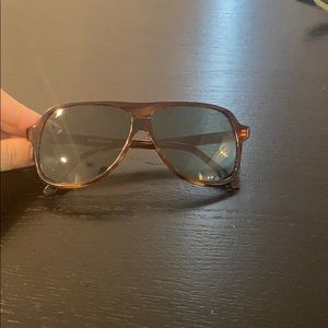 Tortoise Aviator Sunglasses